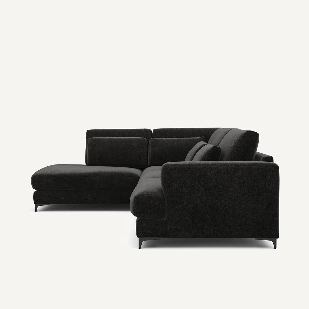 Hoekslaapbank links fluweel chenille, Marsile