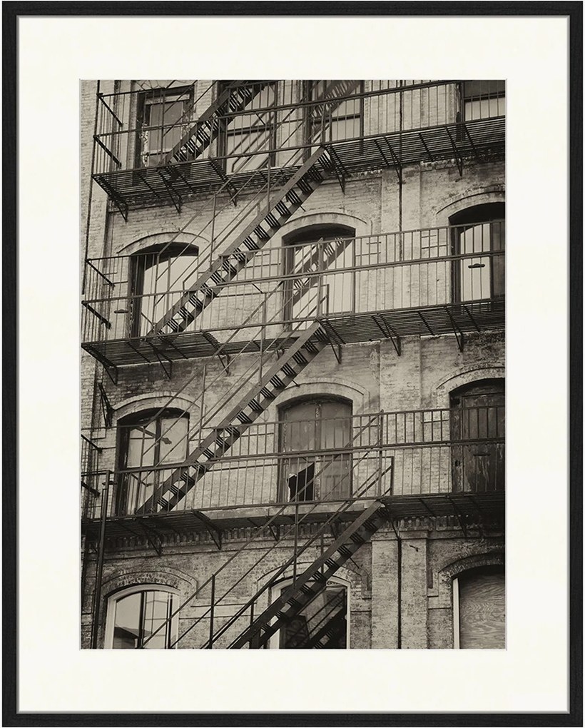 Ingelijste digitale print Old Building