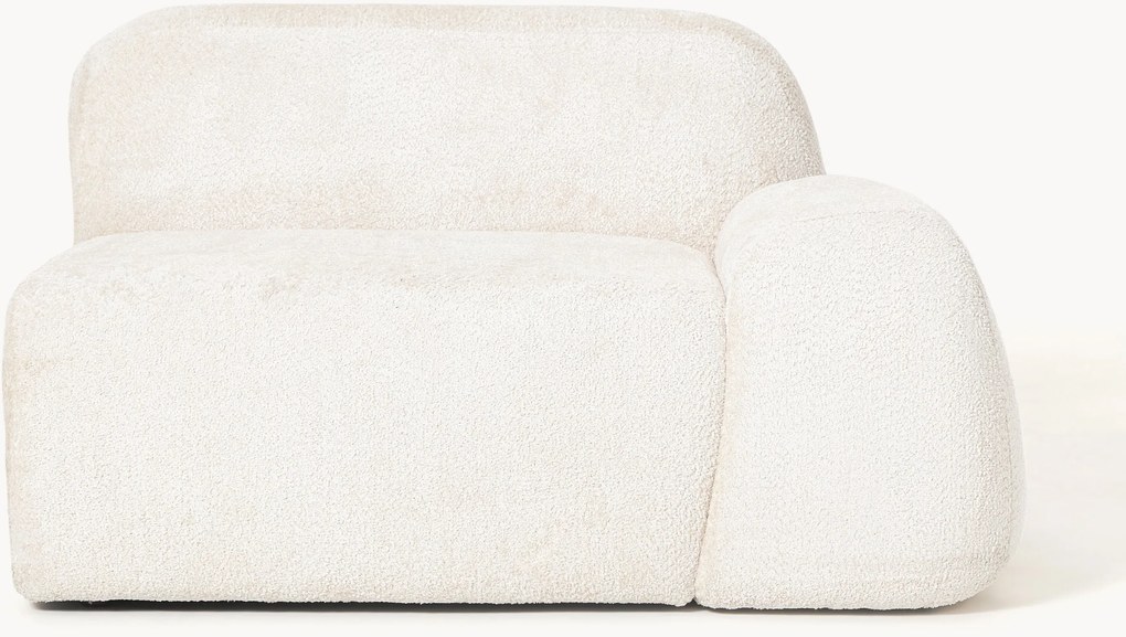 Hoekmodule Wolke van teddy-bouclé