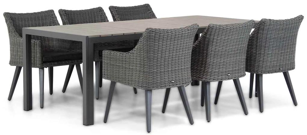 Garden Collections Milton/Young 217 cm dining tuinset 7-delig