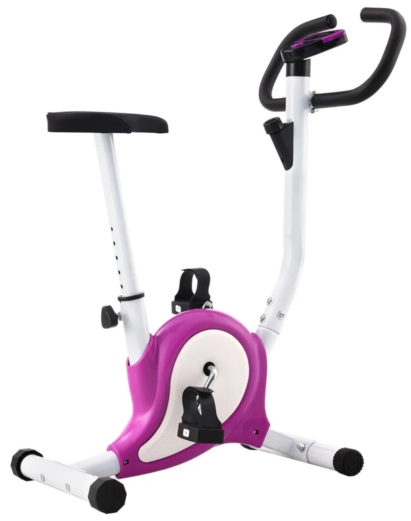 vidaXL Hometrainer met bandweerstand paars