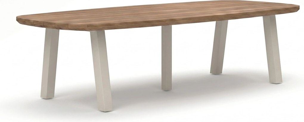 Dining Tuintafel rechthoekig 300 x 100 cm loft Zand/Beige Falcon/Glasgow