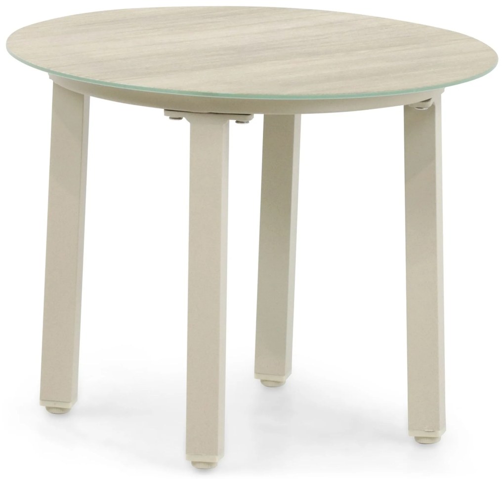 Stoel en Bank Loungeset 5 personen Aluminium/rope Taupe Lifestyle Garden Furniture Biagio
