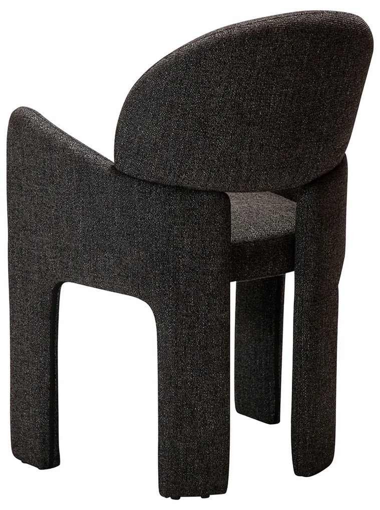 Dan-Form Aole Eetkamerstoel Boucle Raven Zwart