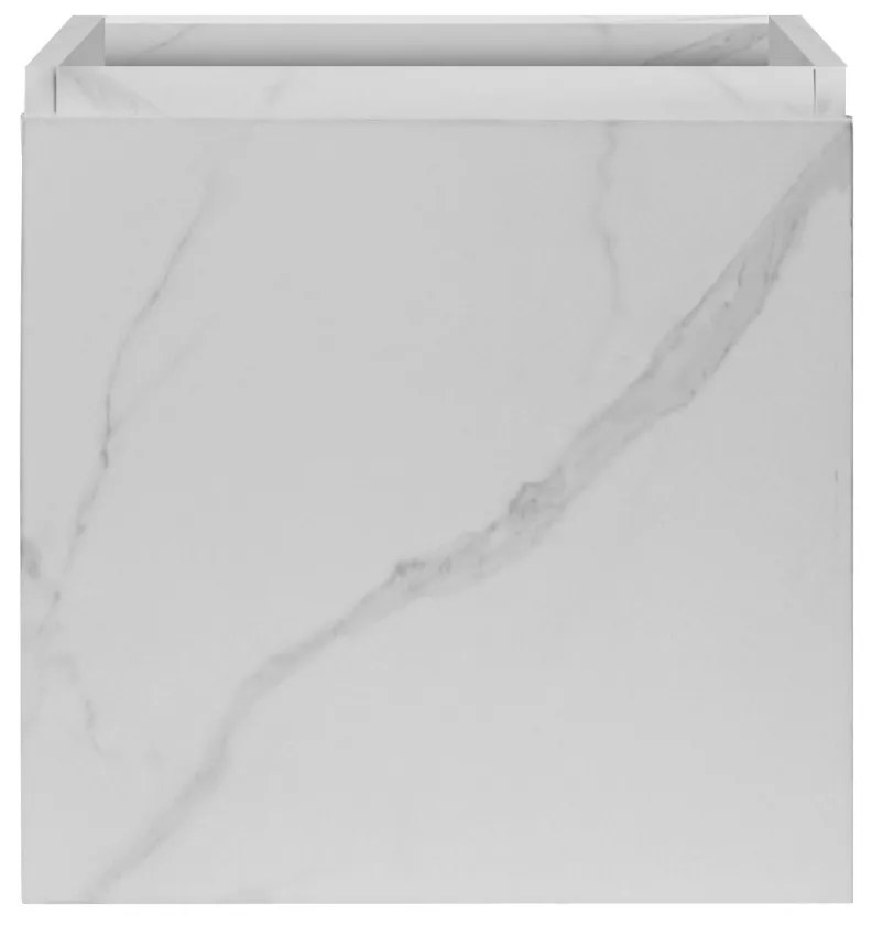 SaniGoods Mikado toiletmeubel marmer 40x22.3x50cm wit