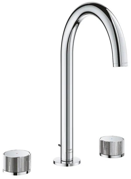 Grohe Atrio private collection wastafelkraan - L-size - 3gats - opbouw - chroom 20595000