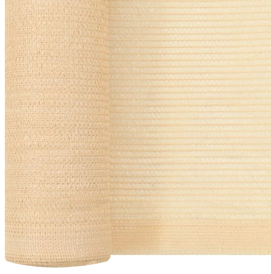 vidaXL Privacynet 1x25 m HDPE beige