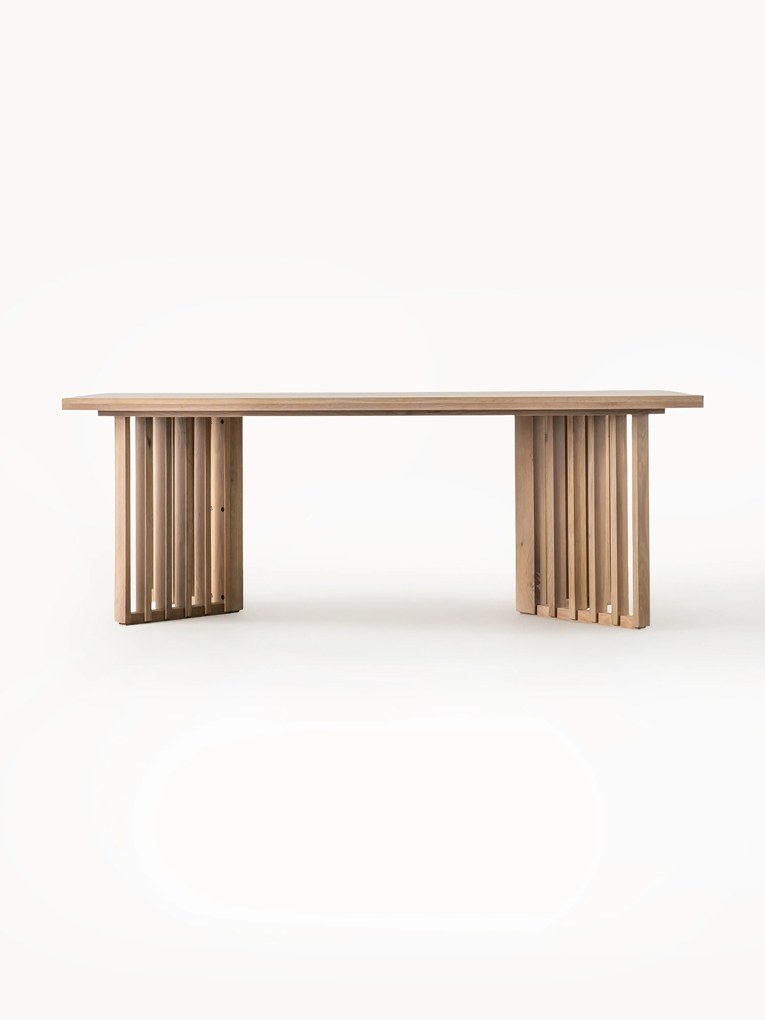 Houten eettafel Okayama, 200 x 100 cm