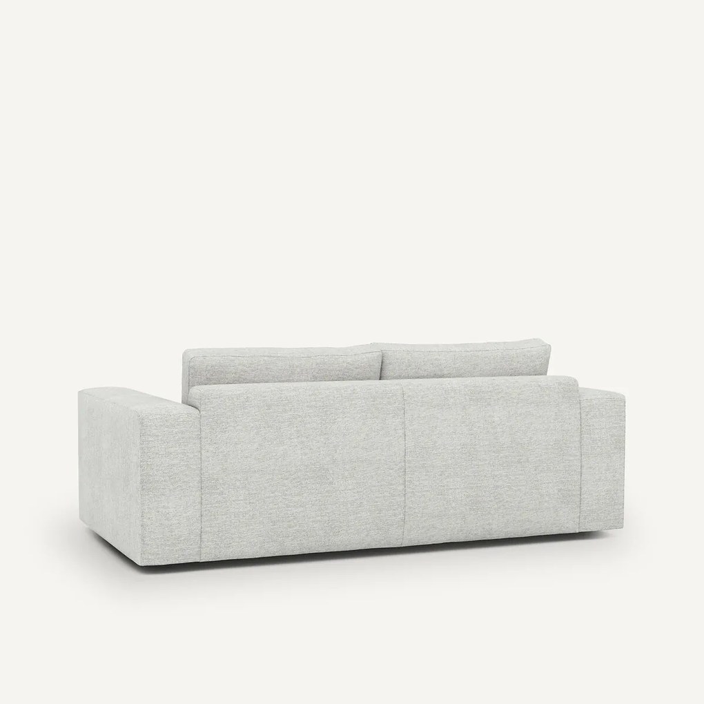 Compacte 3-zitsbank in gevlekt canvas, Skander