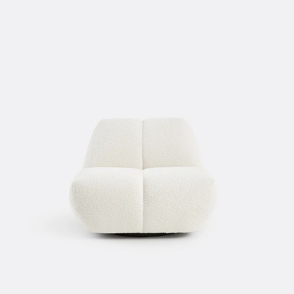 Draaifauteuil, dikke badstof, Nuria