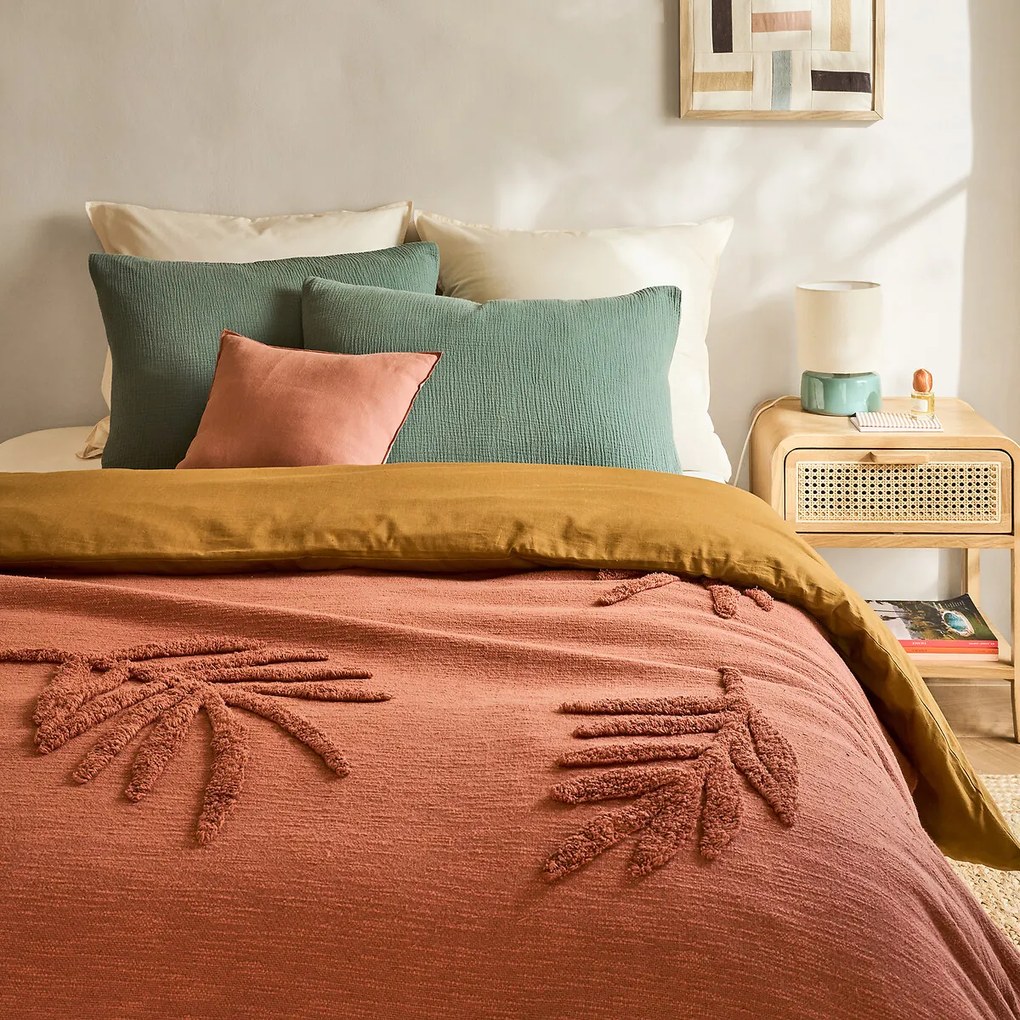 Kussensloop in tetra/gewassen katoen, Kumco