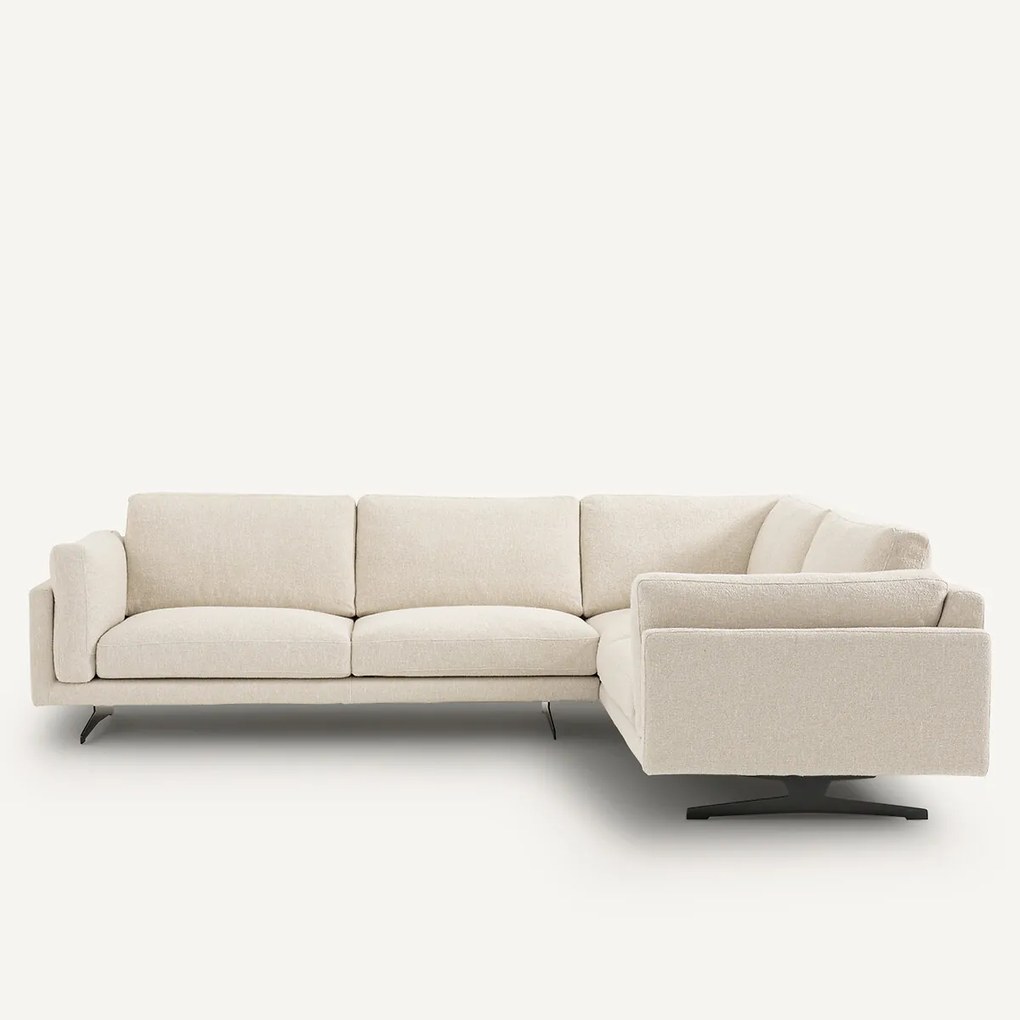 Hoekbank in bouclette, César