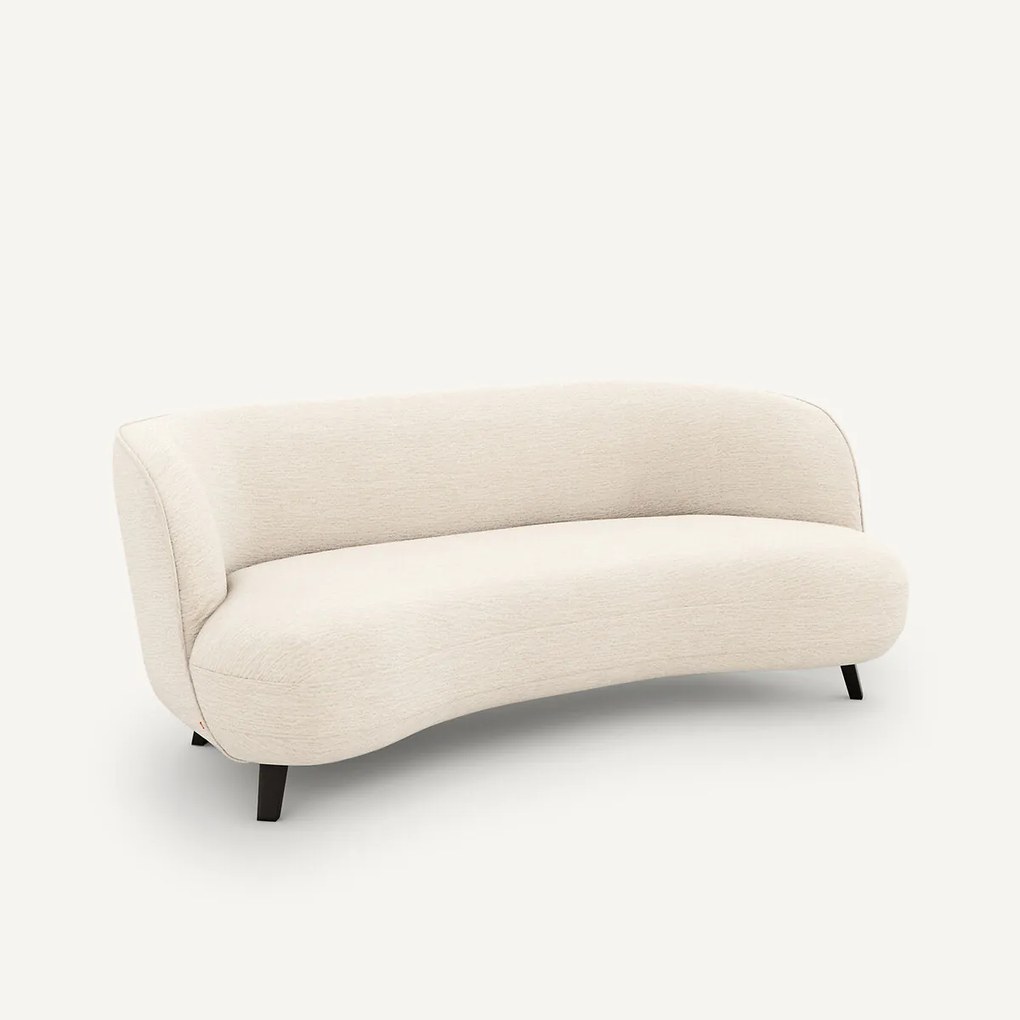 3-zits bank, in gerecycled chenille, Rosebury