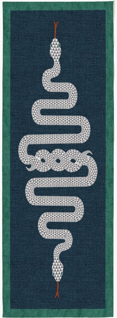 Wasbare laagpolige loper Venom van Jonathan Adler