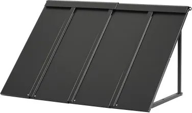 VEVOR Raamzonwering 112,5x61x61 cm, Deurluifel, Luifels, Luifel met driehoekig stalen frame voor deuren, Buitenzonwering tegen regen en sneeuw voor deuren, ramen, veranda's, balkons