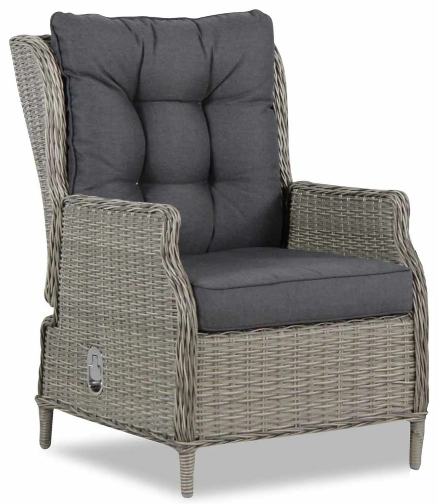 Bistroset 1 persoon  Wicker Grijs Garden Collections New Castle