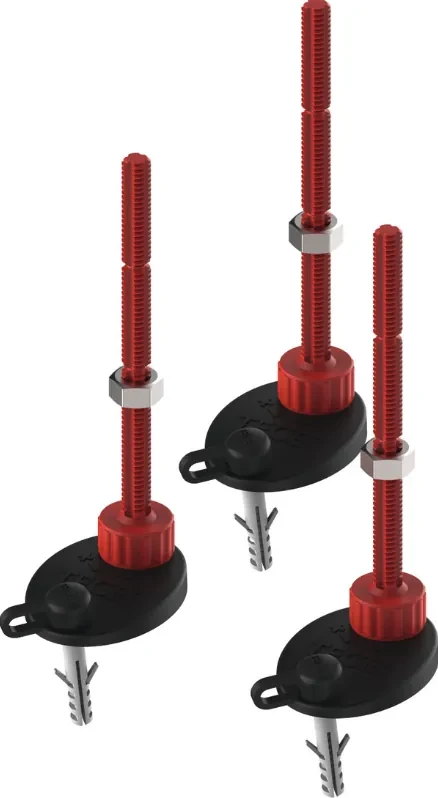 TECEdrainprofile douchegoot profielset 90cm geborsteld RVS zwart PVD