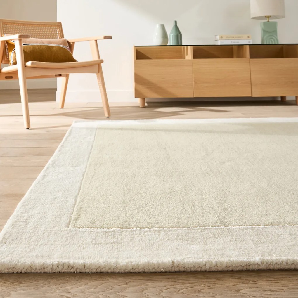 Vloerkleed in wol en viscose, Duoma