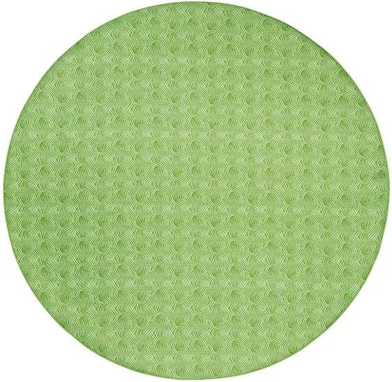 Tafelkleed Rond, Groen/bladeren