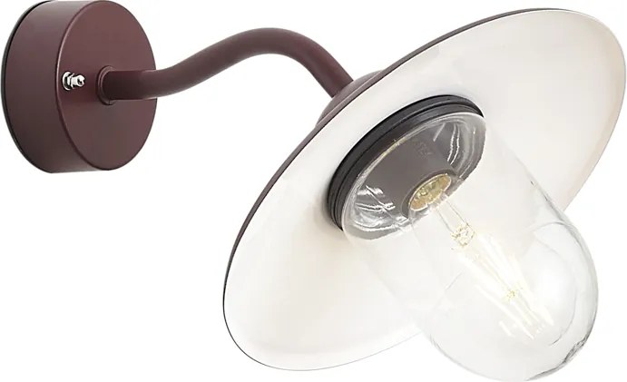 Klassieke buiten wandlamp donker rood IP44 - Munich