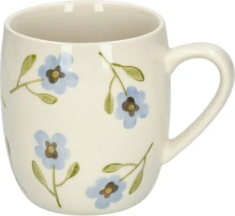 Theemok, steengoed, viooltjes, Ø9,5 cm