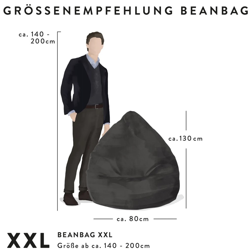 BeanBag BRAVA XXL - Mintgroen