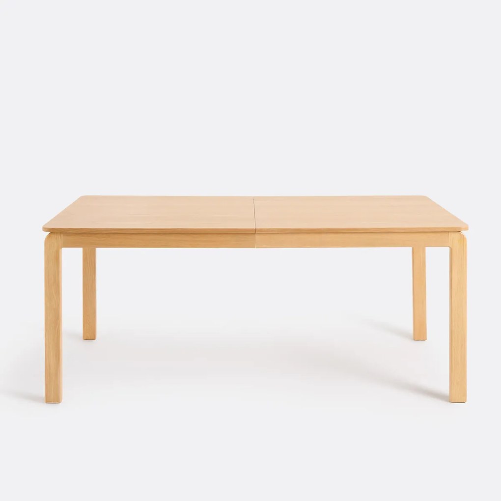 Uitschuifbare eettafel, eikenfineer, 6 tot 8 couverts, Talet