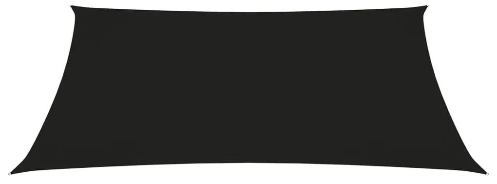 vidaXL Zonnescherm rechthoekig 3,5x4,5 m oxford stof zwart