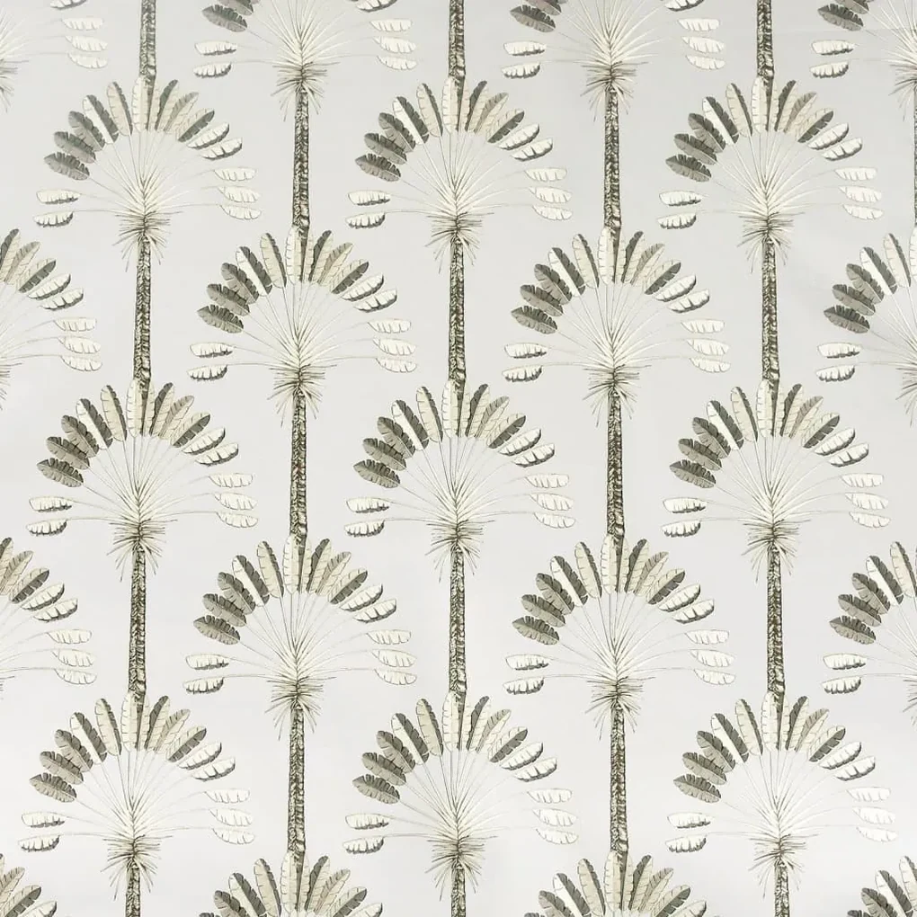 DUTCH WALLCOVERINGS Behang Palm Palace crème- en goudkleurig