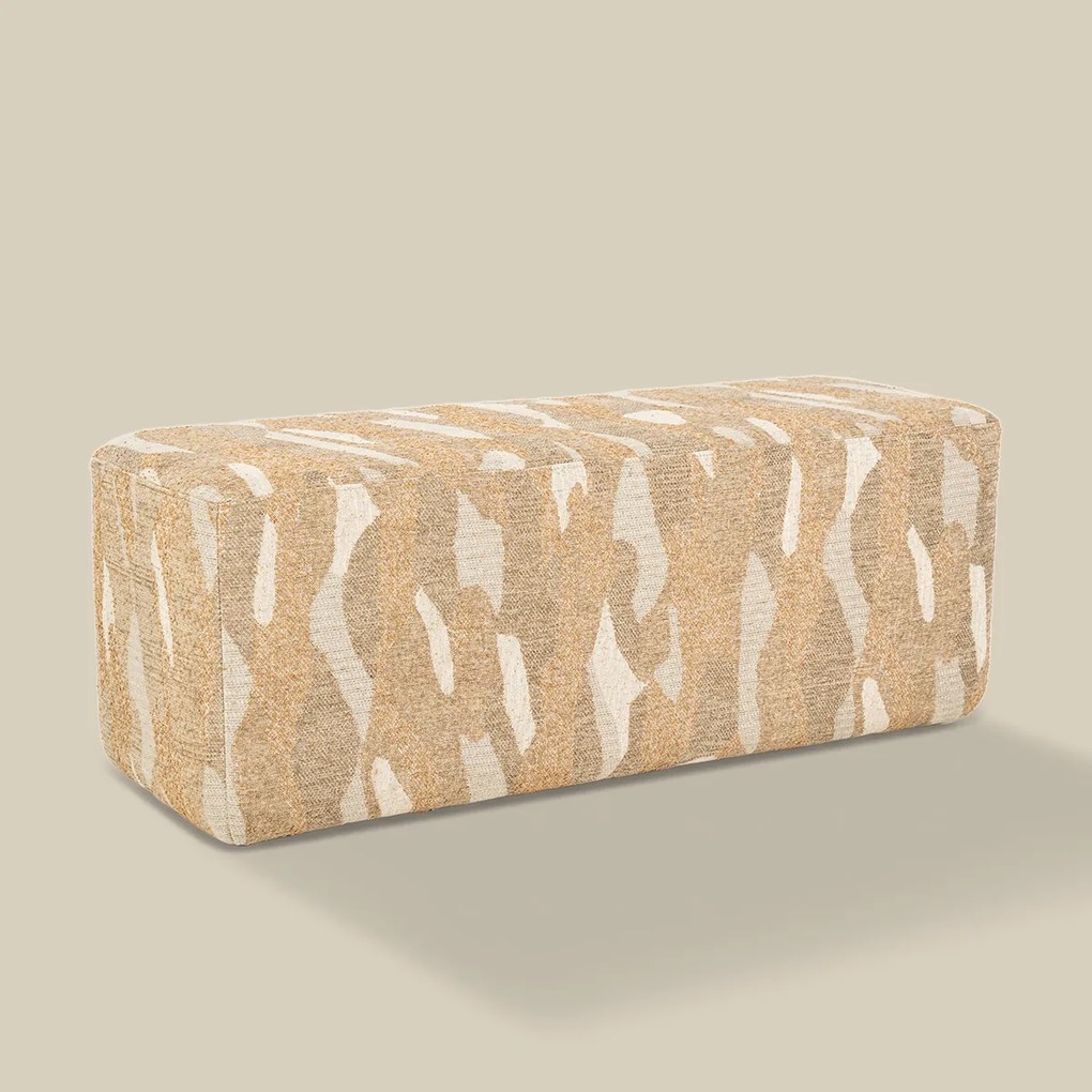 Halbank Grafische Print Taupe