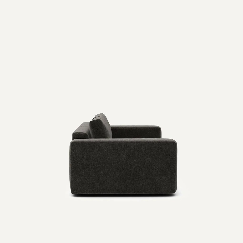 Compacte bank 3-zit in fluweel, Skander