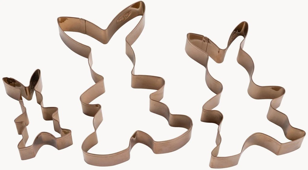 Koekjesvormen Rabbit Family, 3 stuks
