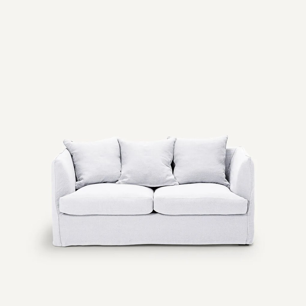 2-zitsbank in stonewashed linnen, Néo Chiquito