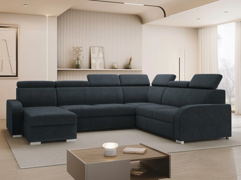 Hoekbank Ovos IV, Aanwezig, Aanwezig, 315x250x85cm, 214.5 kg, Poten: Kunststof, Hout