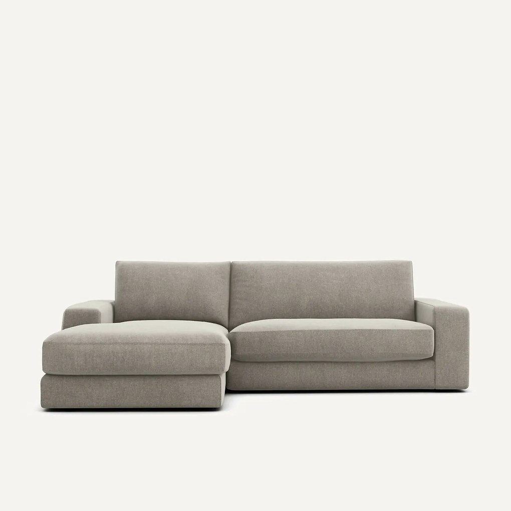 Hoekbank, chenille fluweel, Skander
