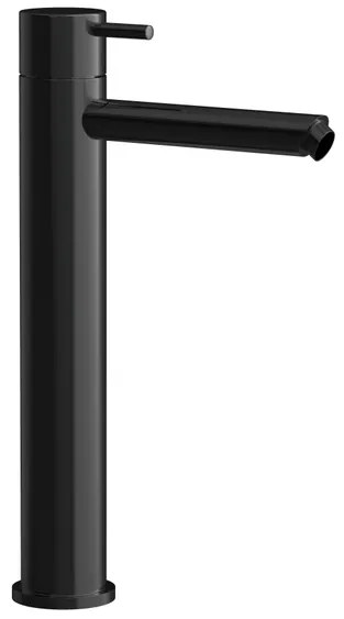 Hotbath COBBER Wastafelmengkraan zonder waste Gepolijst zwart PVD CB003HSPBP