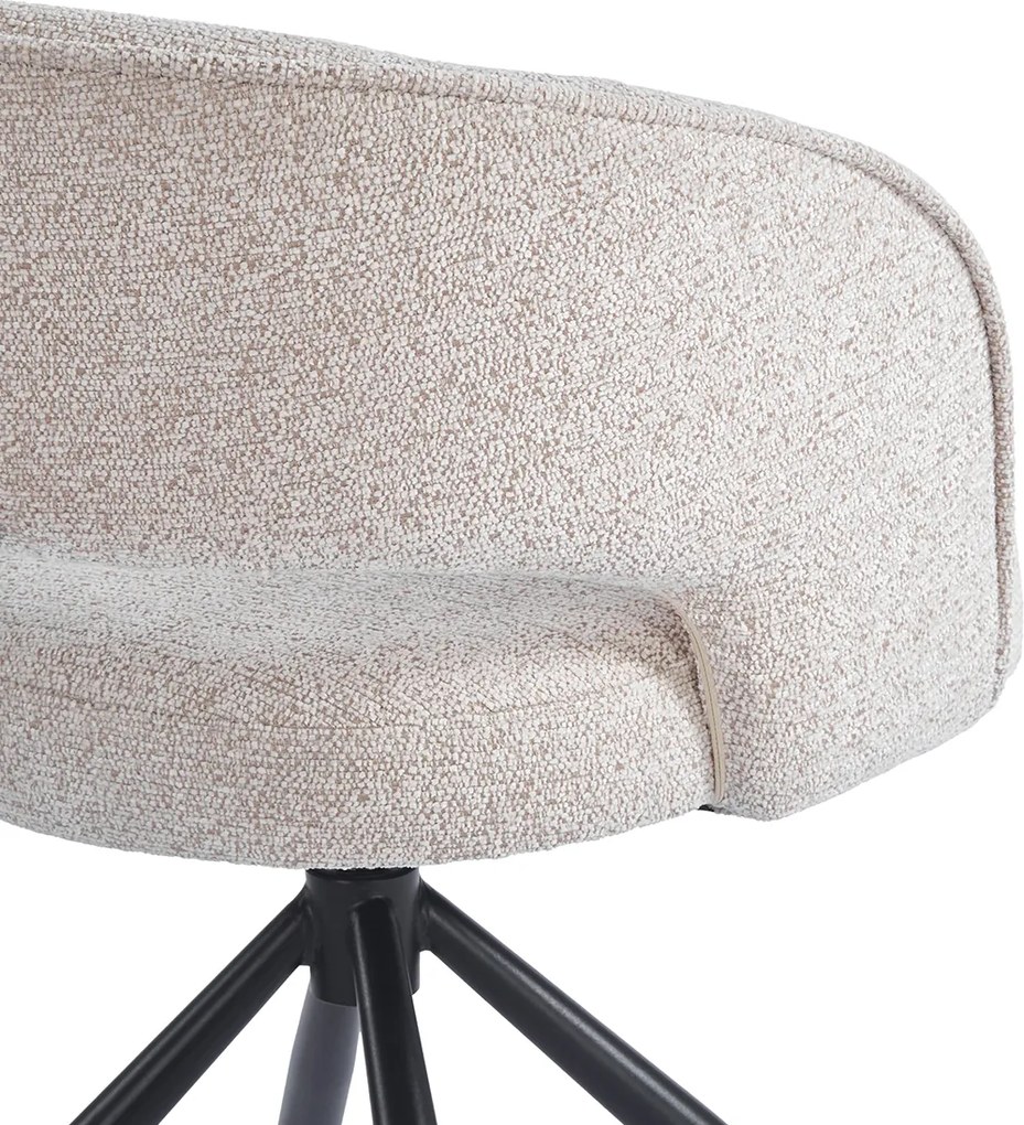 Eetkamerstoel Met Open Rugdetail Beige