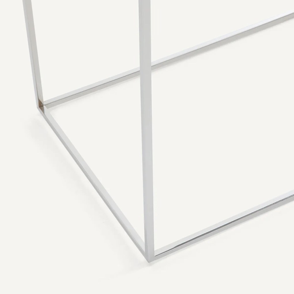 Verchroomde metalen spiegelconsole, MAHAUT