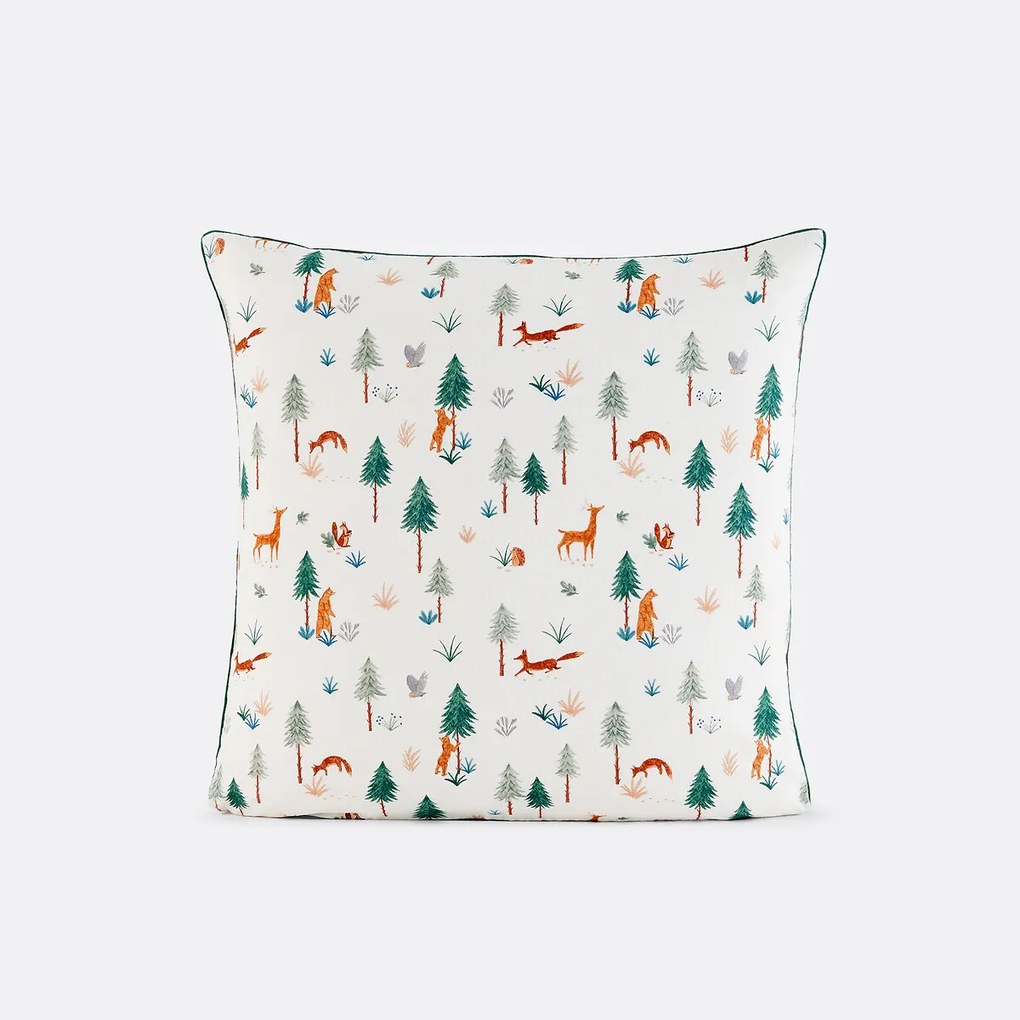 Kussensloop voor kinderen, flanel, dierenprint, GRIZZLY