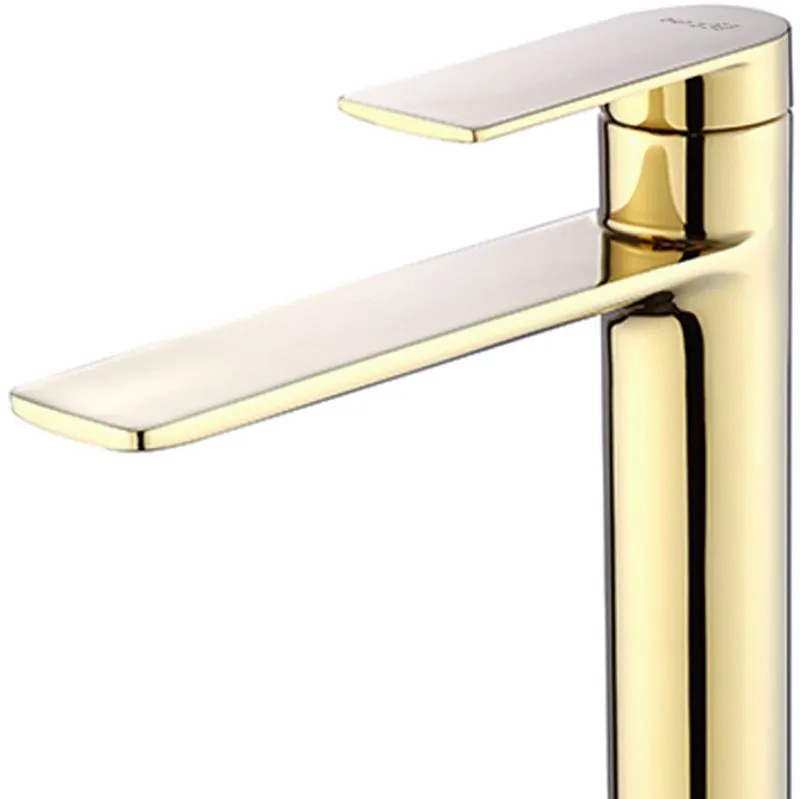 Wastafelkraan Rea Storm Gold High