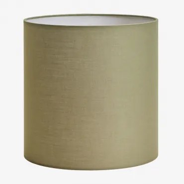 Arlina Stoffen Lampenkap Groen – Salie & Ø30 Cm - ↑30 Cm - Sklum