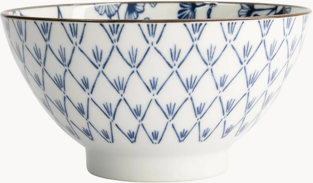 Porseleinen Sori kommen Flora Japonica, 3-delig