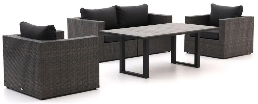 Forza Barolo/Fidenza 160cm dining loungeset 4-delig
