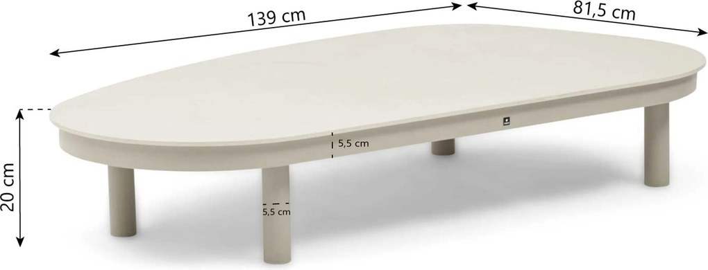 Loungeset tuin 5 personen Rope Zand/Beige  Coco Amici