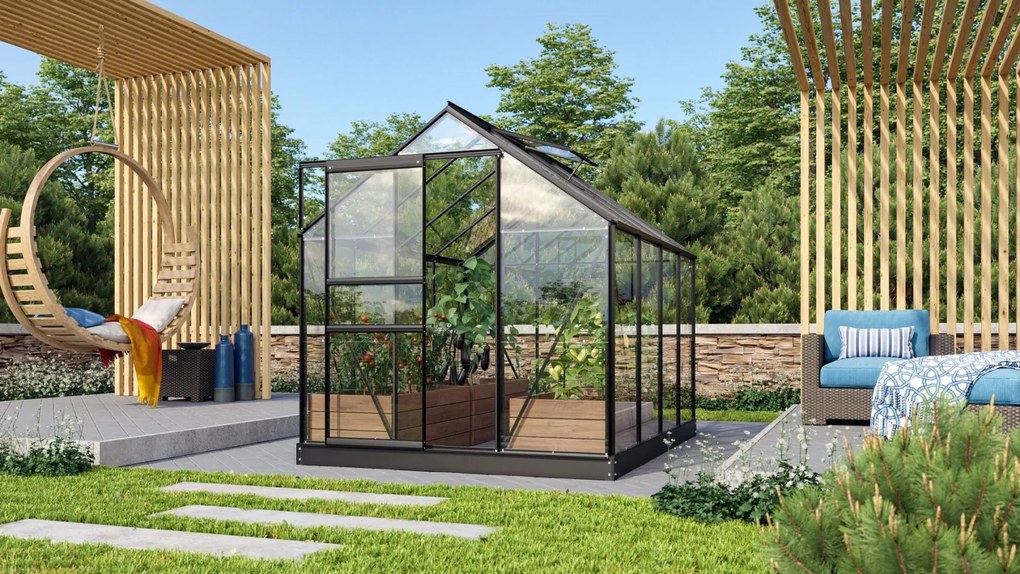 Vitavia Venus serre - 5m² - Zwart
