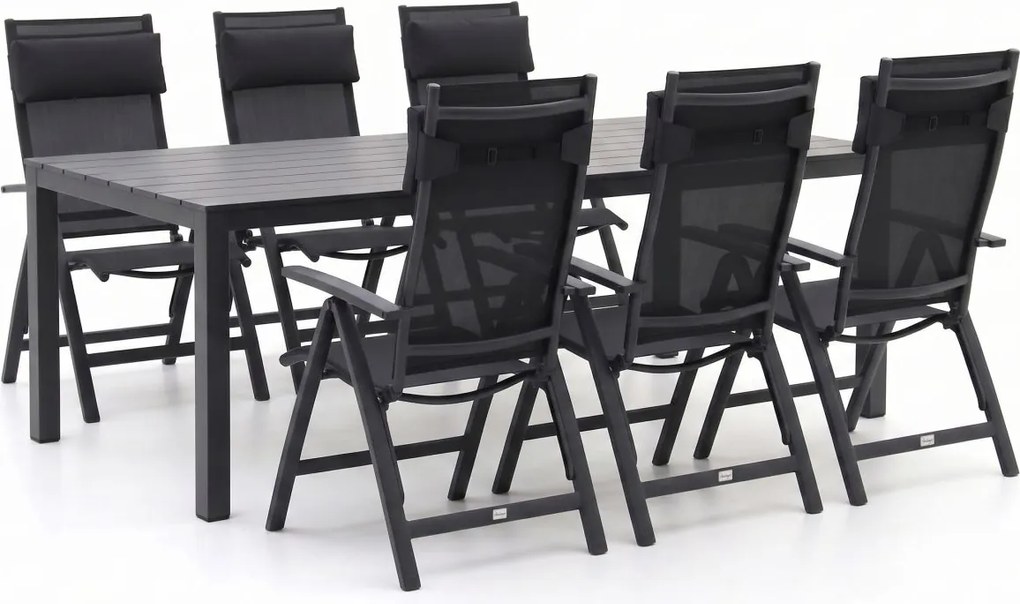 Diningset Bellagio  | 6 personen | Tuinset aluminium | 7-delig | Kees Smit Tuinmeubelen