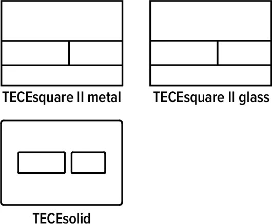 TECE inworpschacht voor reinigingstabletten - TECEsquare II en Solid