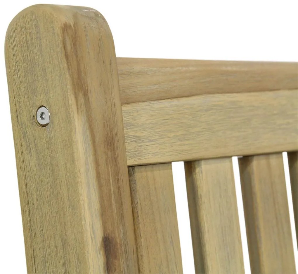 Garden Collections Preston Tuinbank Incl. Forest Green Kussen Teak Old Teak Greywash