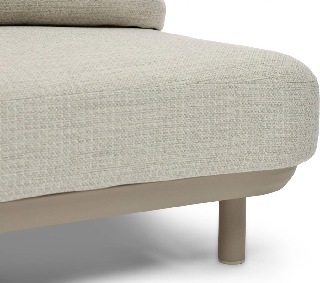 Hoek loungeset 5 personen Outdoor textiel Zand/Beige Coco Dunea