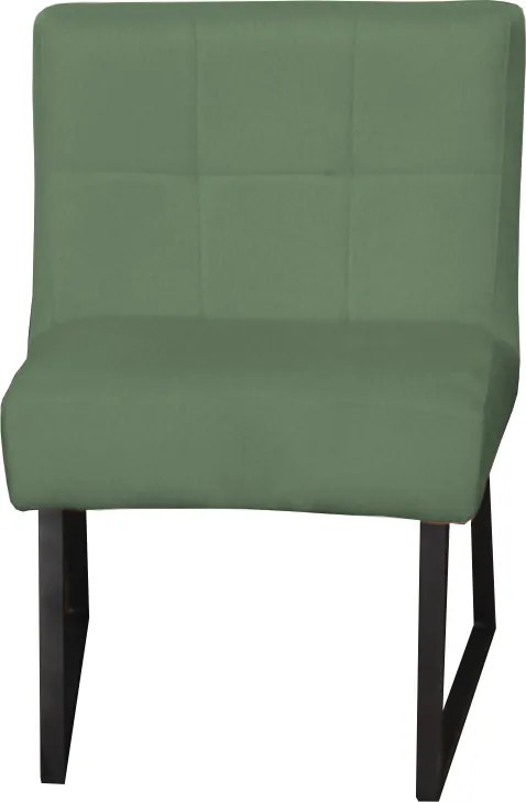 Eetkamerstoel - Amsterdam - geschikt voor ronde tafel - stof Element lichtgroen 11